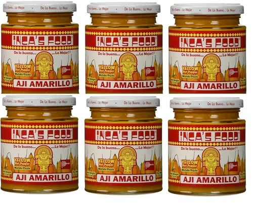 Miniatura 6 de Inca's Food Aji Amarillo Pasta - Pasta de pimienta amarilla caliente, tarro de 7.5 onzas, producto de Perú (paquete de 2)