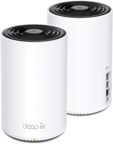 TP-Link Deco XE75 Pro AXE5400 Sistema WiFi 6E en Malla Tribanda - Puerto WAN/LAN de 2.5G, Cubre hasta 5500 Pies Cuadrados, Reemplaza al Router y