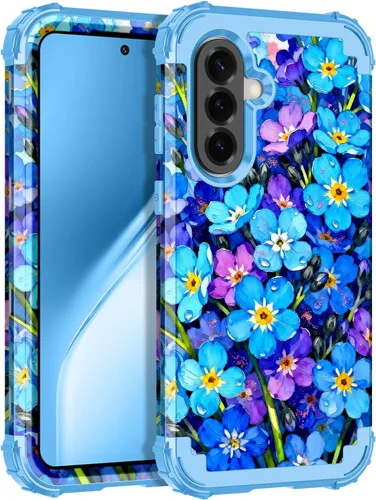 Miniatura 19 de Rancase Compatible con Galaxy A16 5G Funda, Protección Resistente a los Golpes de Tres Capas de Servicio Pesado Parachoques de Plástico Duro + Funda