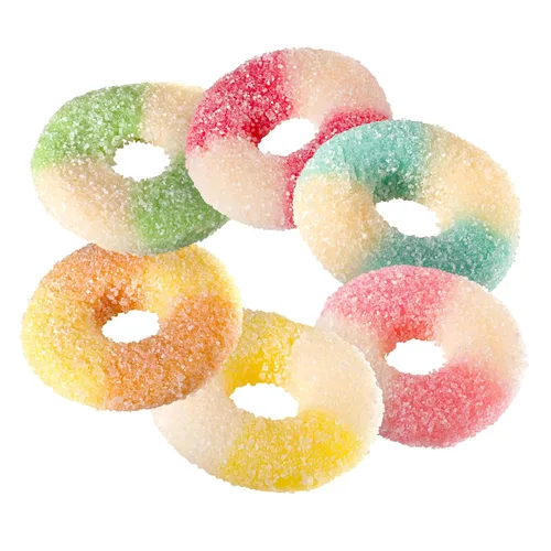 Miniatura 3 de Smarty Stop Mini anillos de gomita agria Candy GummiRoos (1 libra (paquete de 1), surtido)