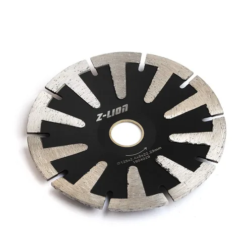 Miniatura 2 de Hoja de diamante cóncava de 5 "para corte curvado de fregadero de hormigón de mármol de granito