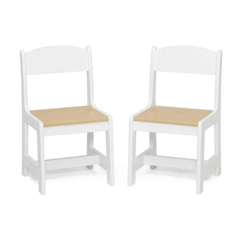 Miniatura 5 de Delta Children - Juego de mesa y sillas MySize de madera para niños (2 sillas incluidas) - Ideal para manualidades, hora de la merienda, educación