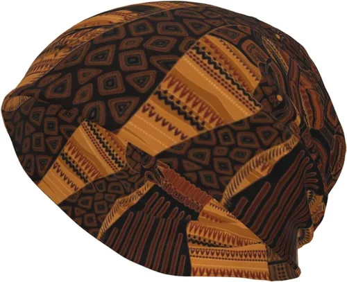 Miniatura 43 de Gorro africano holgado para adultos, tejido elástico, de calavera, gorro de invierno para exteriores para mujeres y hombres