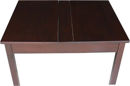 Miniatura 11 de IC International Concepts Mesa juvenil con tapa elevable, almacenamiento oculto, construcción de madera duradera, ideal para salas