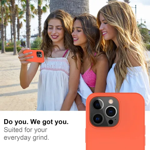 Miniatura 7 de DEENAKIN Funda compatible con iPhone 13 Pro con protector de pantalla, funda protectora de goma de gel de silicona suave y flexible, ajuste delgado