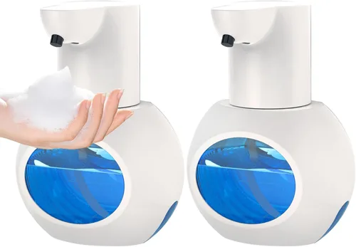 Miniatura 7 de Dispensador automático de jabón espumoso de 15 oz/420ml, desinfectante de manos espumoso, soporte de pared sin contacto con 4 niveles, dispensador