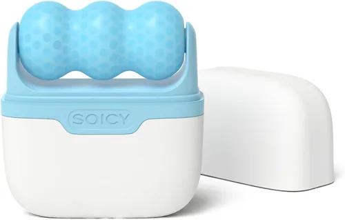 Rodillo de hielo para cara, rodillo facial de hielo, herramientas de terapia de frío, rodillo de hielo facial frío masajeador para hinchazón ocular,