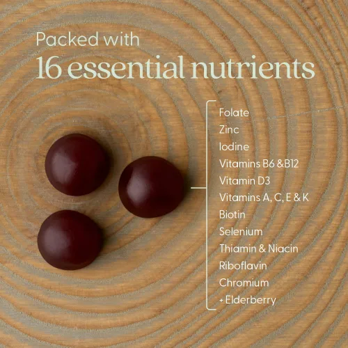 Miniatura 3 de New Chapter Gomitas multivitamínicas para mujeres de más de 50 años, 52% menos de azúcar, vitaminas gomosas de envejecimiento saludable para mujeres