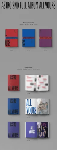 Miniatura 2 de Fantagio Music Astro - All Yours (Vol.2) Álbum+Póster plegado+Juego de tarjetas fotográficas adicionales (You ver.) KTMCD0882