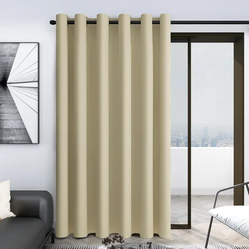 Miniatura 17 de Deconovo Cortina opaca, para oscurecer la habitación Gris claro