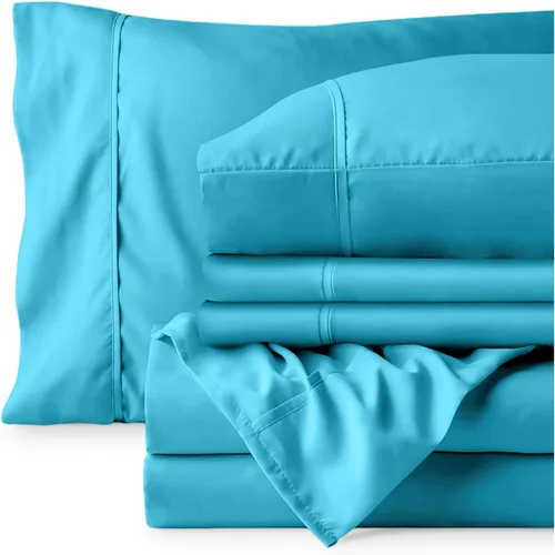 Miniatura 195 de Bare Home Hotel Luxury - Juego de sábanas tamaño individual, extra suave, 4 piezas, bolsillos profundos, ajuste fácil, refrescante y transpirable