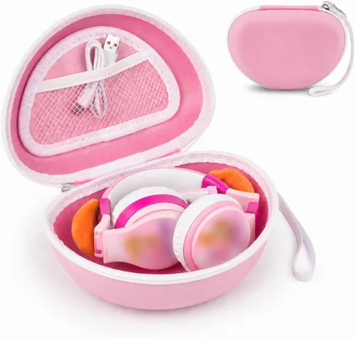 Miniatura 10 de ANKHOH Funda para eKids, para Beats Studio Pro, Solo3, Studio3, Solo2, auriculares inalámbricos Bluetooth portátiles, para niños y niños pequeños