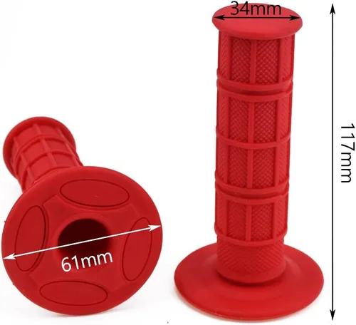 Miniatura 5 de HIAORS 22 mm (7/8 pulgadas) Universales Empuñaduras de Manillar de Goma para Motocicletas Compatibles con KLX SDG XR CRF 70cc 50cc PW 80 KLX110 SDG