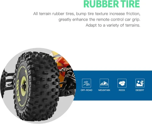 Miniatura 9 de GoolRC WLtoys 144010 - Autos RC sin escobillas para adultos, auto de control remoto a escala 1:14, carreras de alta velocidad, auto de deriva RC
