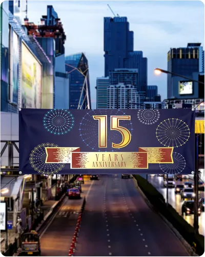 Miniatura 6 de Pancartas y letreros de vinilo personalizados para exteriores, pancarta personalizada con texto y logo para fiestas de cumpleaños, decoración