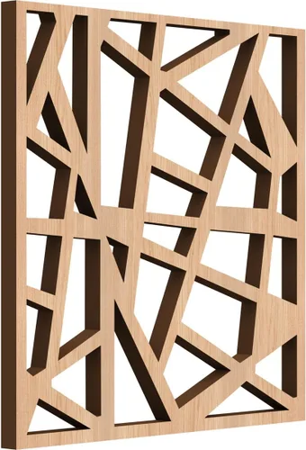 Miniatura 28 de Ekena Millwork WALW08X08X0250HSBRO - Paneles de pared de madera con calado decorativo extra pequeño Harrisburg, roble rojo rojo (Red Oak)