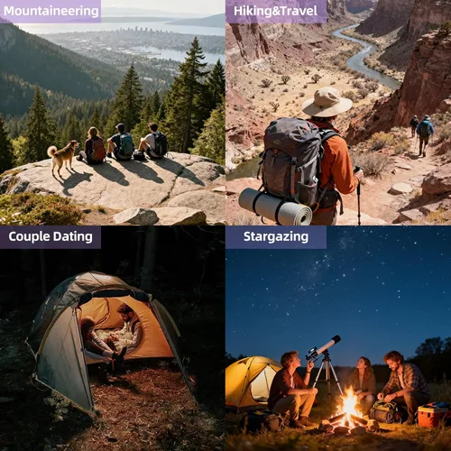 Miniatura 6 de Sacos de dormir para adultos y niños - 3 estaciones para clima frío y cálido, impermeables para acampar - Sacos de dormir ligeros para camping
