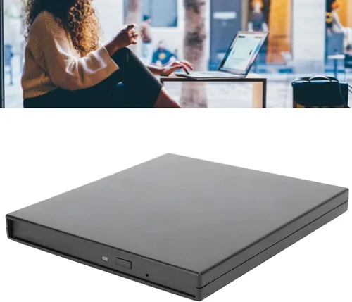 Miniatura 4 de 125 Unidad de CD externa, caja de unidad óptica SATA de 0.374 in, caja dura externa, kit de almacenamiento para computadora portátil y computadora