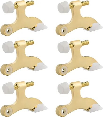 Miniatura 21 de HOMOTEK Paquete de 20 topes de puerta con pasador de bisagra, topes de bisagra para la parte superior de la puerta, tope de puerta ajustable de lujo