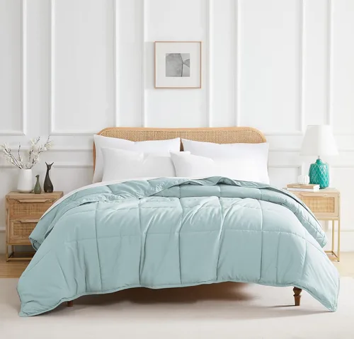 Miniatura 27 de Edredón ligero Southshore Fine Linens Vilano Springs, Microfibra, Bone, Full/ Queen Hueso