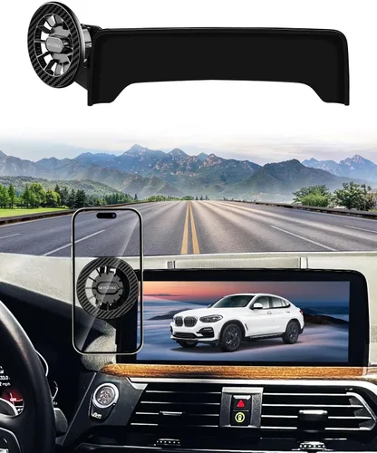 Miniatura 11 de SKYLOTEC Soporte de teléfono de coche para BMW Serie 5 i5 530i 540i xDrive eDrive40 M60 2024 2025 2026 Accesorios Soporte magnético para teléfono