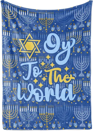 Miniatura 9 de InnoBeta Regalos de Hanukkah, manta de Hannukah para mujeres y hombres, regalos para vacaciones judías de Janucá para amigos, compañeros de trabajo