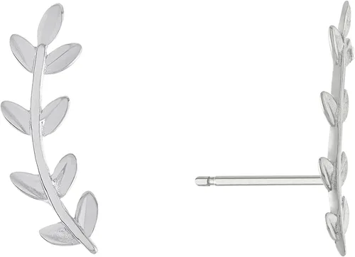 Miniatura 3 de Women's 14K Leaf Climber Stud Earrings