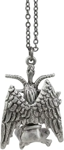 Miniatura 2 de Collar de satán con colgante de cabra sabática de Mendes con pentagrama y peltre de Ebros accesorio de cadena joya oculta de las brujas del diablo