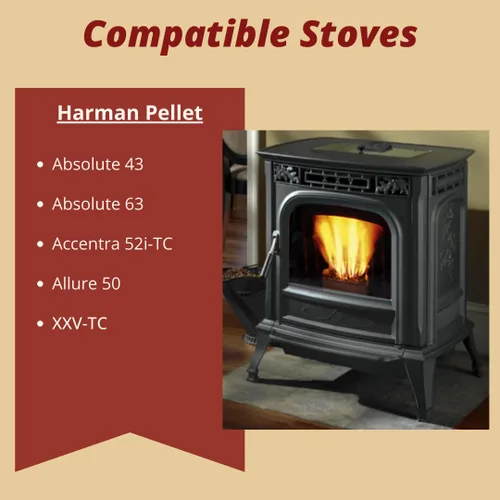 Miniatura 3 de Pellethead Soplador de escape de combustión Harman TC de repuesto 1-00-02275