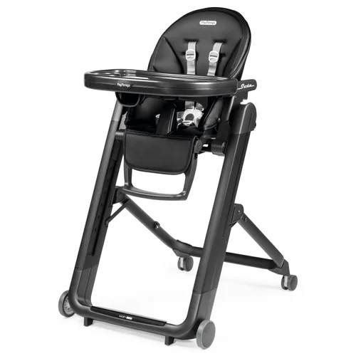 Miniatura 15 de Peg Perego Siesta, Silla Alta Plegable y Reclinable Crece Con el Bebé, Altura Ajustable, Limpieza Rápida y Ruedas Fáciles de Empujar para Bebés