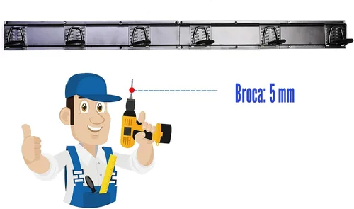Miniatura 6 de Ultrawall Portabicicletas de acero inoxidable, 6 ganchos, para el hogar y la cochera, capacidad hasta para 300 libras, negro