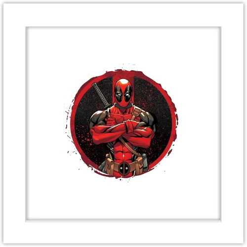 Miniatura 10 de Trends International Gallery Pops Marvel Comics Deadpool - Póster de pared con insignia de brazos cruzados, 12 x 12 pulgadas, versión enmarcada
