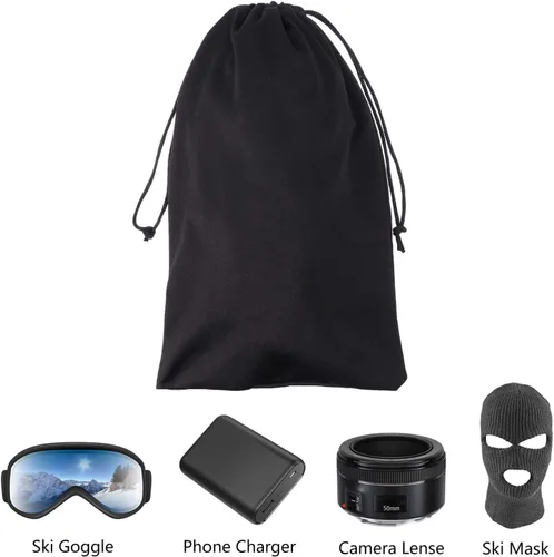 Miniatura 5 de 6 bolsas de almacenamiento de juguetes para adultos, bolsas de regalo con cordón de microfibra, bolsas de regalo ajustables, organizador de juguetes