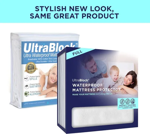 Miniatura 2 de Protector de colchón impermeable UltraPlush Premium – Funda muy suave y silenciosa, otro, Completo