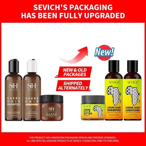 Miniatura 9 de SEVICH Naturals - Juego de champú y acondicionador Chebe - con polvo 100% africano Chebe Essence, tratamiento capilar de pérdida fina, humedad