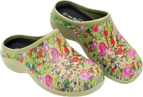 Miniatura 2 de Backdoorshoes Zuecos de jardín impermeables prémium para mujer con soporte para el arco