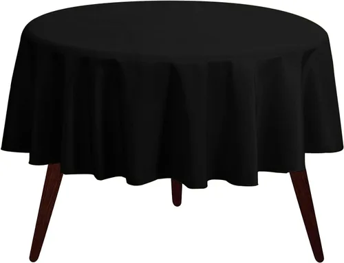 Miniatura 64 de Pomp Mantel Premium de Poliéster de 60" x 84" en Color Amarillo Plátano Tela Fácil de Cuidar, Resistente a Arrugas y Manchas Para Mesa Banana