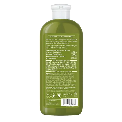 Miniatura 2 de Naturtint Champú para el cuidado del color para cabello teñido, seco o normal, formulado para mantener la vitalidad sin parabenos, lauril sulfato