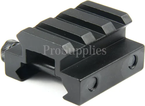Miniatura 3 de TACFUN 2 piezas plana superior media 1/2 pulgada mini elevador bloque montaje 3 ranuras Picatinny riel