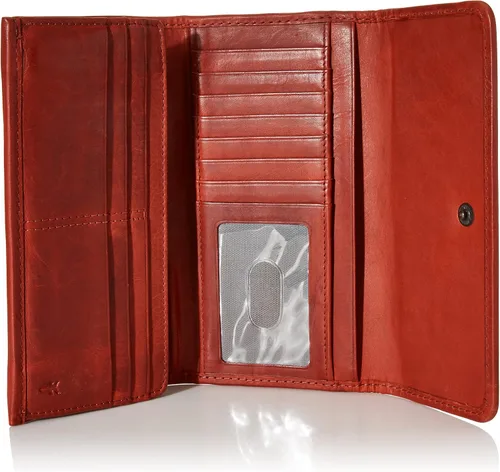 Miniatura 4 de FRYE Cartera de piel Melissa Continental Snap