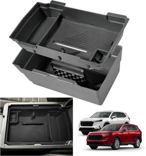 Miniatura 10 de 2 piezas 2024 2025 2026 Honda CR-V CRV CRV Accesorios híbridos Bandeja organizadora de consola central para Honda CR-V 2025 2024 2023 Organizador
