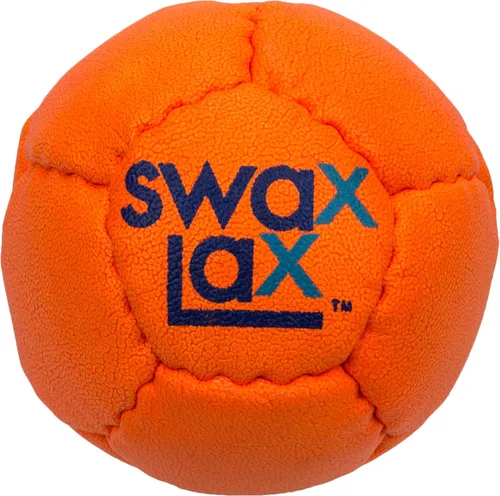 Miniatura 10 de Swax Lax Pelota de entrenamiento para Lacrosse - Práctica para interiores y exteriores con menos rebotes y menos pique