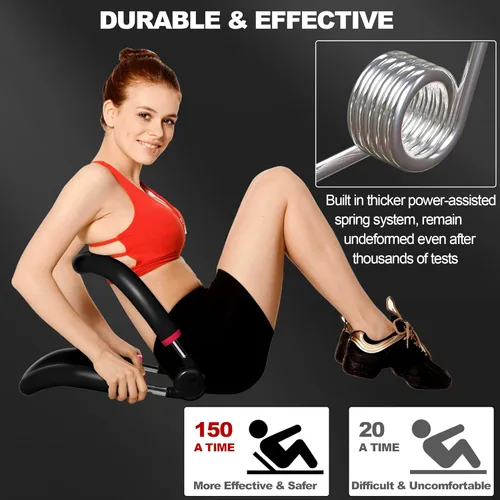 Miniatura 4 de Equipo de entrenamiento abdominal, equipo de ejercicio para entrenamiento de estómago, entrenamiento abdominal ajustable y de fuerza para hombres
