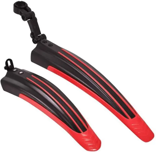 Miniatura 4 de Free-fly Conjunto de guardabarros delantero y trasero ajustable para bicicleta de montaña y bicicleta de bicicleta Amarillo