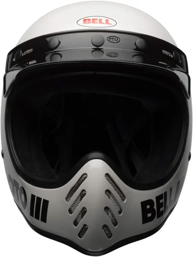 Miniatura 3 de Casco Bell Moto-3, Blanco Clásico, Mediano
