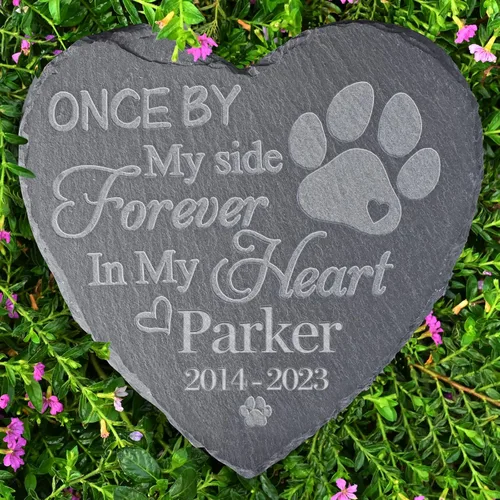 Miniatura 16 de Regalo conmemorativo de la pérdida de perro, piedra conmemorativa personalizada para mascotas, lápida de condolencias para perros por pérdida