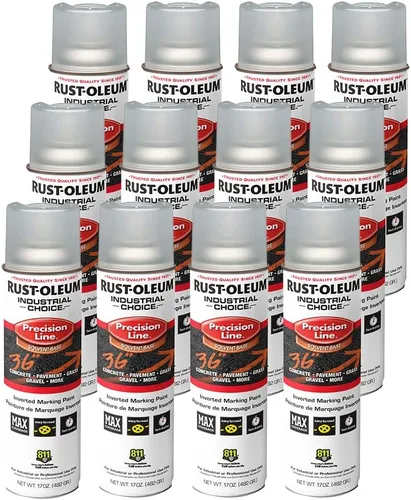 Miniatura 41 de Rust-Oleum 203023 Industrial Choice - Pintura en aerosol para marcado a base de disolvente invertido, 17 onzas, verde fluorescente