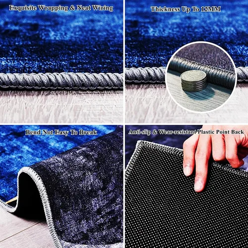 Miniatura 6 de Heated Floor Mat Electric Heating Pads, Instant Warmth Electric Heating Carpet Area Rugs, Heated Foot Warmer Electric Infrared Space Heater Floor