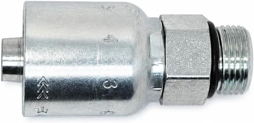 HF 10543-10-06 Parker 10543-10-6 Manguera de 3/8 pulgadas x rosca recta SAE macho de 5/8 pulgadas con junta tórica - Rígido