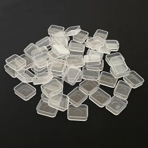 Miniatura 13 de Sartenes de acuarela vacías con rayas magnéticas, 100 piezas de plástico blanco de 0.0 fl oz, kits de sartenes para bricolaje, acuarelas